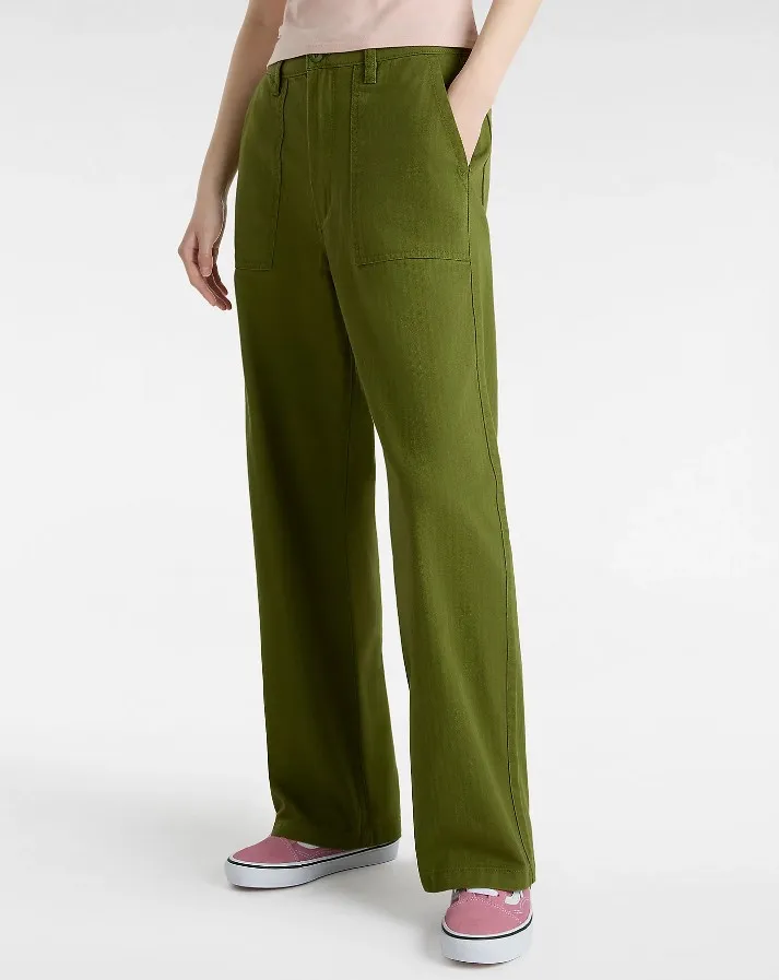 Side-Shore - union relaxed carpenter pant vans - women pantalons / salopettes - side-shore