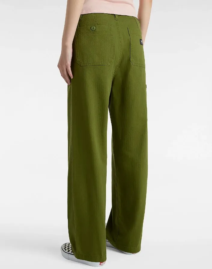 Side-Shore - union relaxed carpenter pant vans - women pantalons / salopettes - side-shore