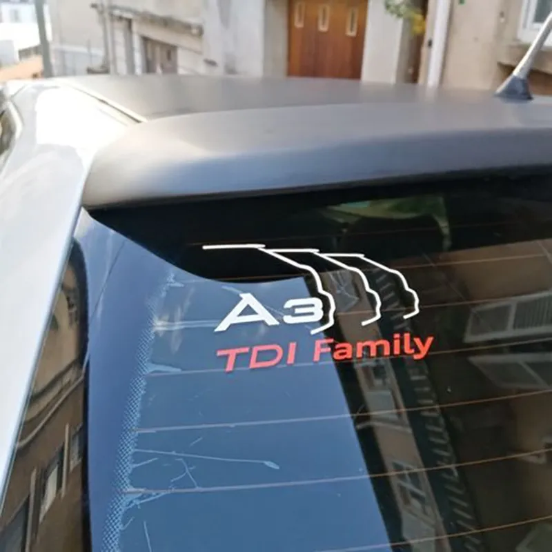Sticker AUDI A3 TDI Family