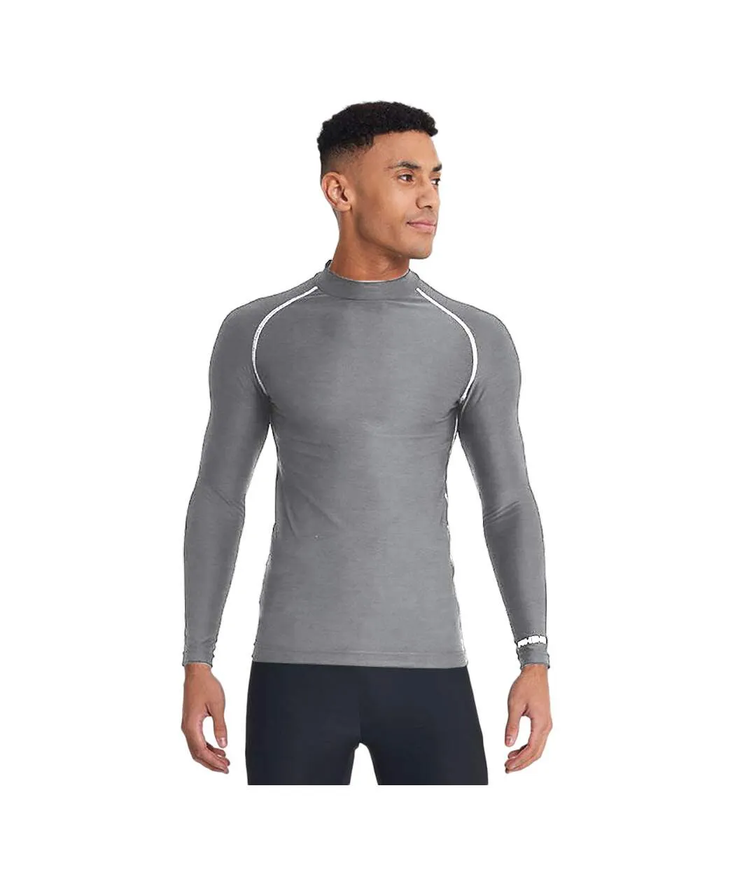 T-shirt base layer à manches longues homme gris Rhino