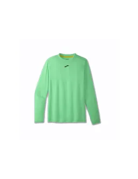 T-shirt de Running Brooks High Point Long Homme Green