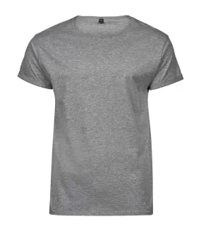 T-shirt roulé homme gris chiné Tee Jays