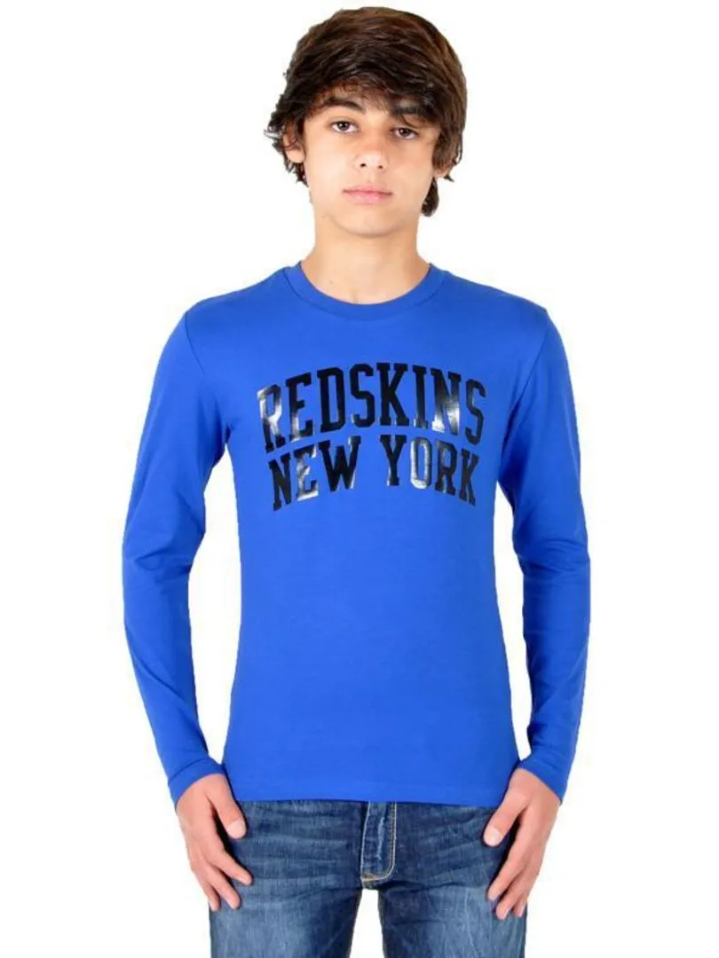 Tee Shirt Redskins Junior Travis Bleu Electrique - Bleu