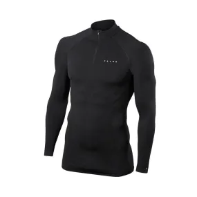 Textile Running Falke | Maillot de Corps Maximum Warm Tight Fit 1/2 Zip Noir pour homme | FAL335403000