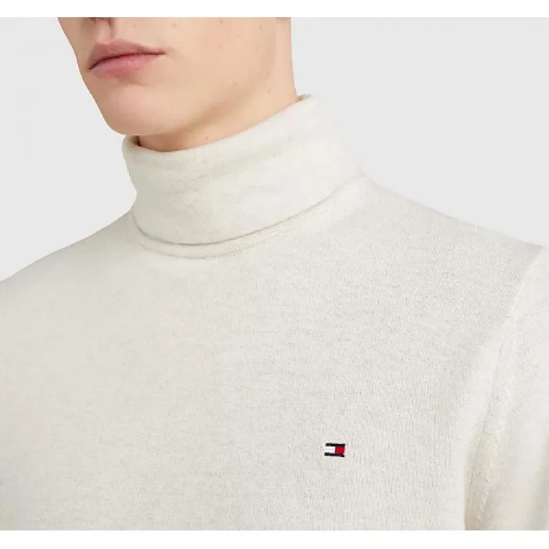 TOMMY HILFIGER - Pull col roulé et drapeau brodé