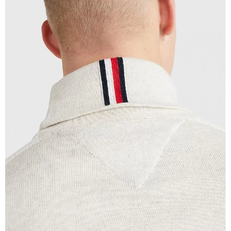 TOMMY HILFIGER - Pull col roulé et drapeau brodé