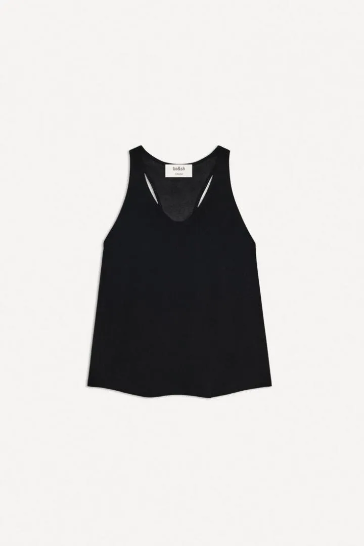 TOPS & CHEMISES ba&sh Femme | NATHAN. Noir