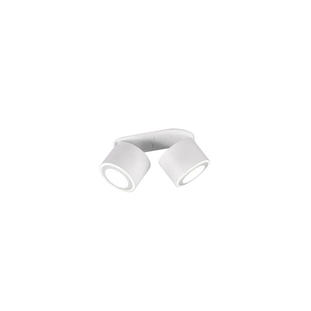 TRIO 652910231 Plafonnier blanc mat TAURUS
