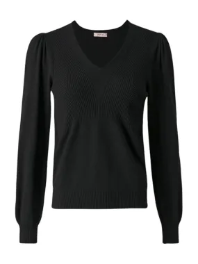 TWINSET Pull col roulé femme 242TP3520 00006 Noir