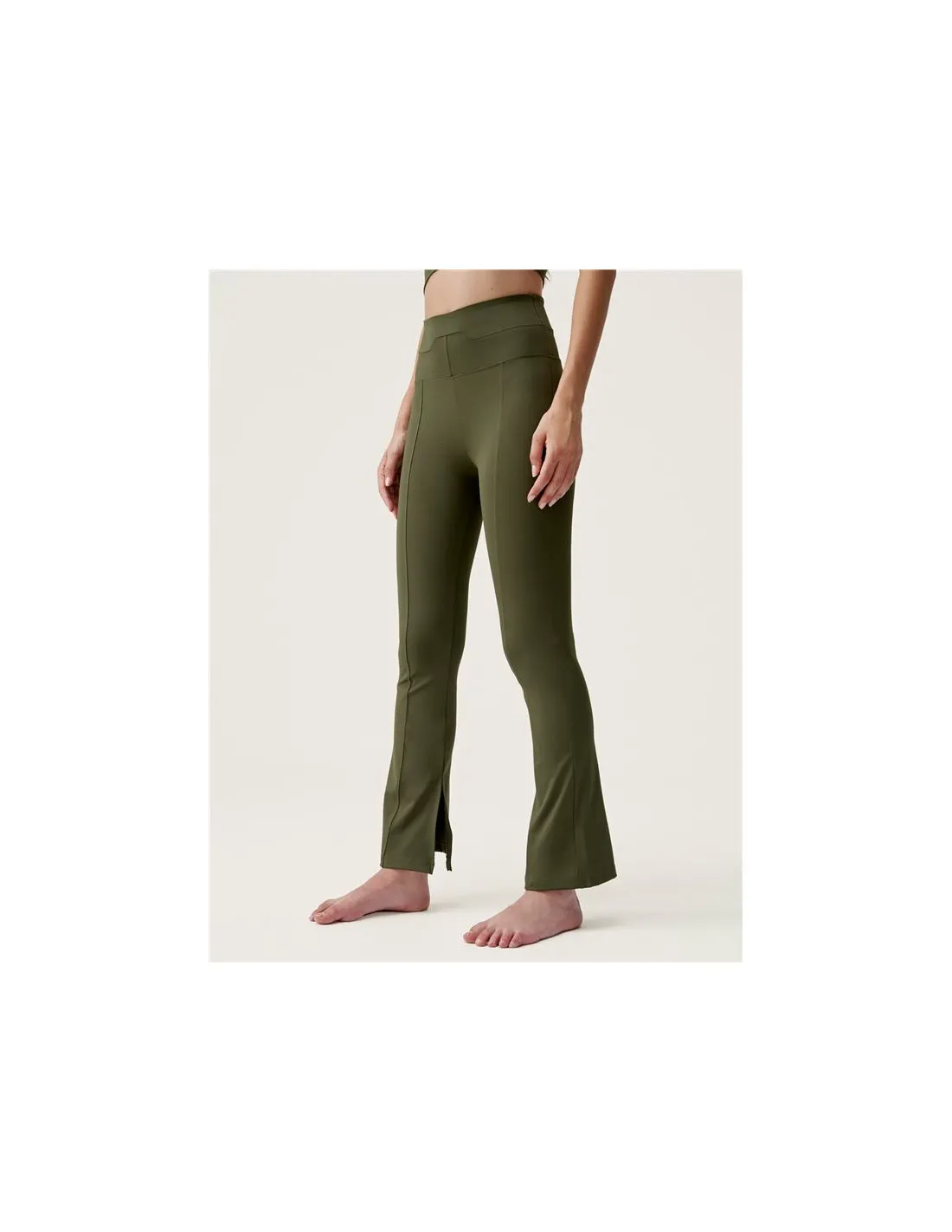 Yoga Leggings Born Living Yoga Chiara Green Women's